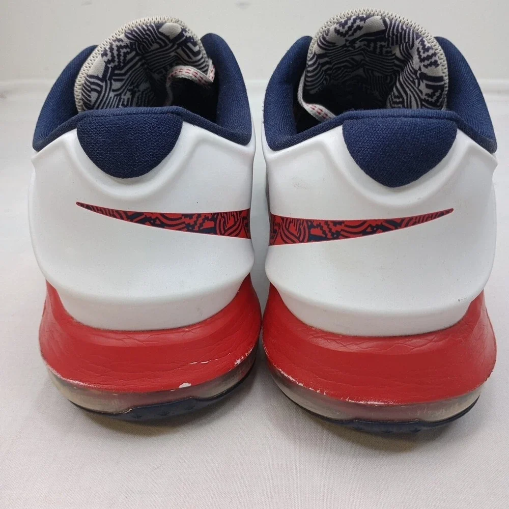 Nike KD 7 USA/Olympic 653996-146 Red‎ White Blue USA Shoe Men's Size 10